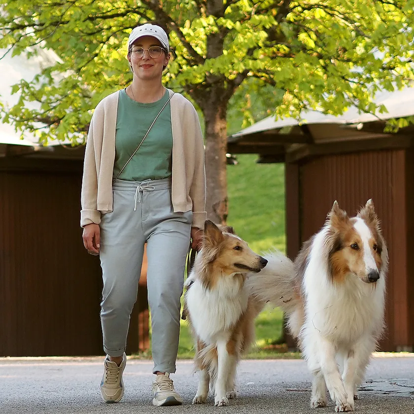 Alexandra Wünsch unterwegs mit Hunden